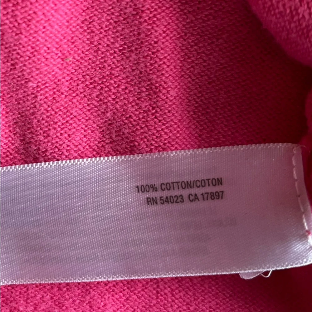 Old Navy Toddler Girl Long Sleeve Sweater Cardigan Ruffle Hot Pink 12-18 Month